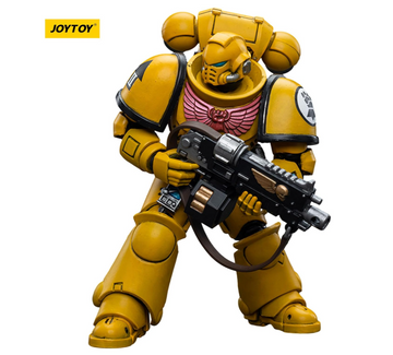 JOYTOY Warhammer 40k Imperial Fists, Imperial Fists Intercessors 1/18 Action Figure